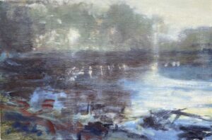 Oil painting titled "Brookside" by Dean Dass for sale by Les Yeux du Monde