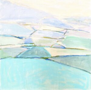 Isabelle Abbot, Dawn, Spring, 2022. Oil on canvas, 36 x 36”