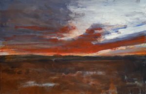 Oil painting titled "Los Cerrillos Road" by Dean Dass for sale by Les Yeux du Monde
