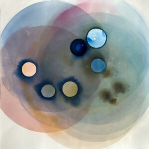 Smoke painting titled "Eclipse #20" by Rosemarie Fiore for sale by Les Yeux du Monde