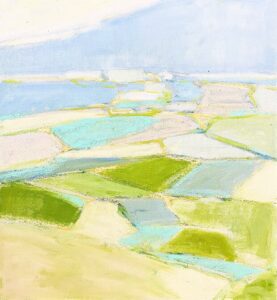 Isabelle Abbot, Spring Medley, 2022. Oil on canvas, 28 x 26”