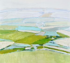 Oil painting titled "Spring Melding" by Isabelle Abbot for sale by Les Yeux du Monde